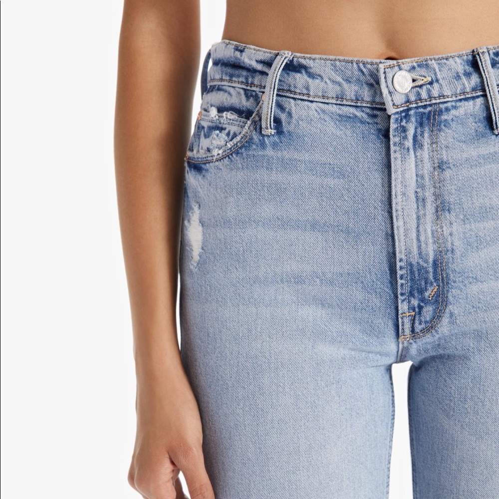 MOTHER Jeans Dazzler Ankle in Lost It, Sz 24 - Picture 4 of 9